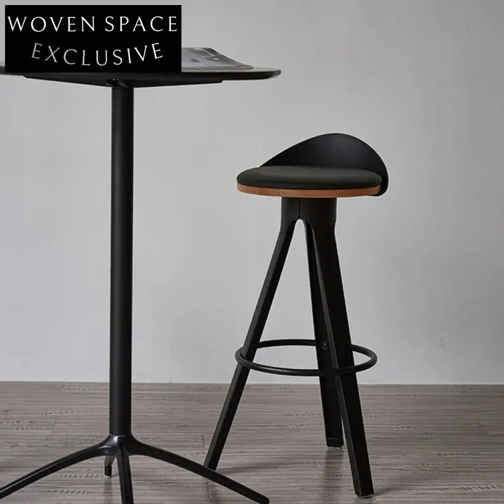 Chic Nordic Industrial Bar Stool with Modern Luxury Seating