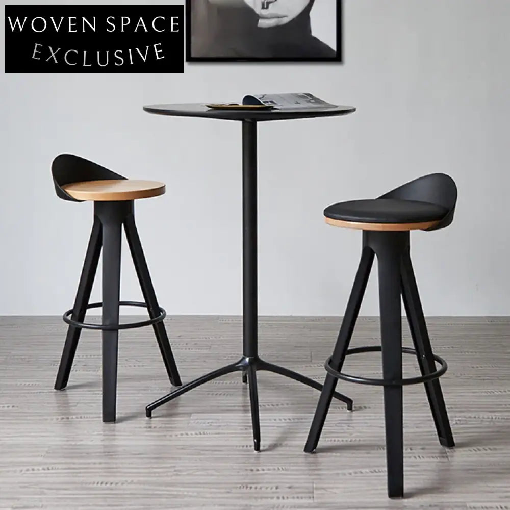 Chic Nordic Industrial Bar Stool with Modern Luxury Seating
