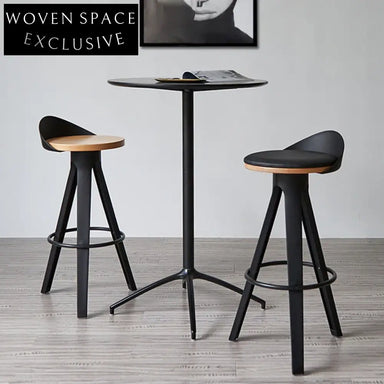 Chic Nordic Industrial Bar Stool with Modern Luxury Seating