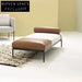 Chic Nordic Minimalist Fabric Bed Stool with Metal Legs, Versatile Sofa Bench