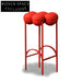 Chic Nordic Minimalist Metal Base Leisure Bar Stool for Modern Homes