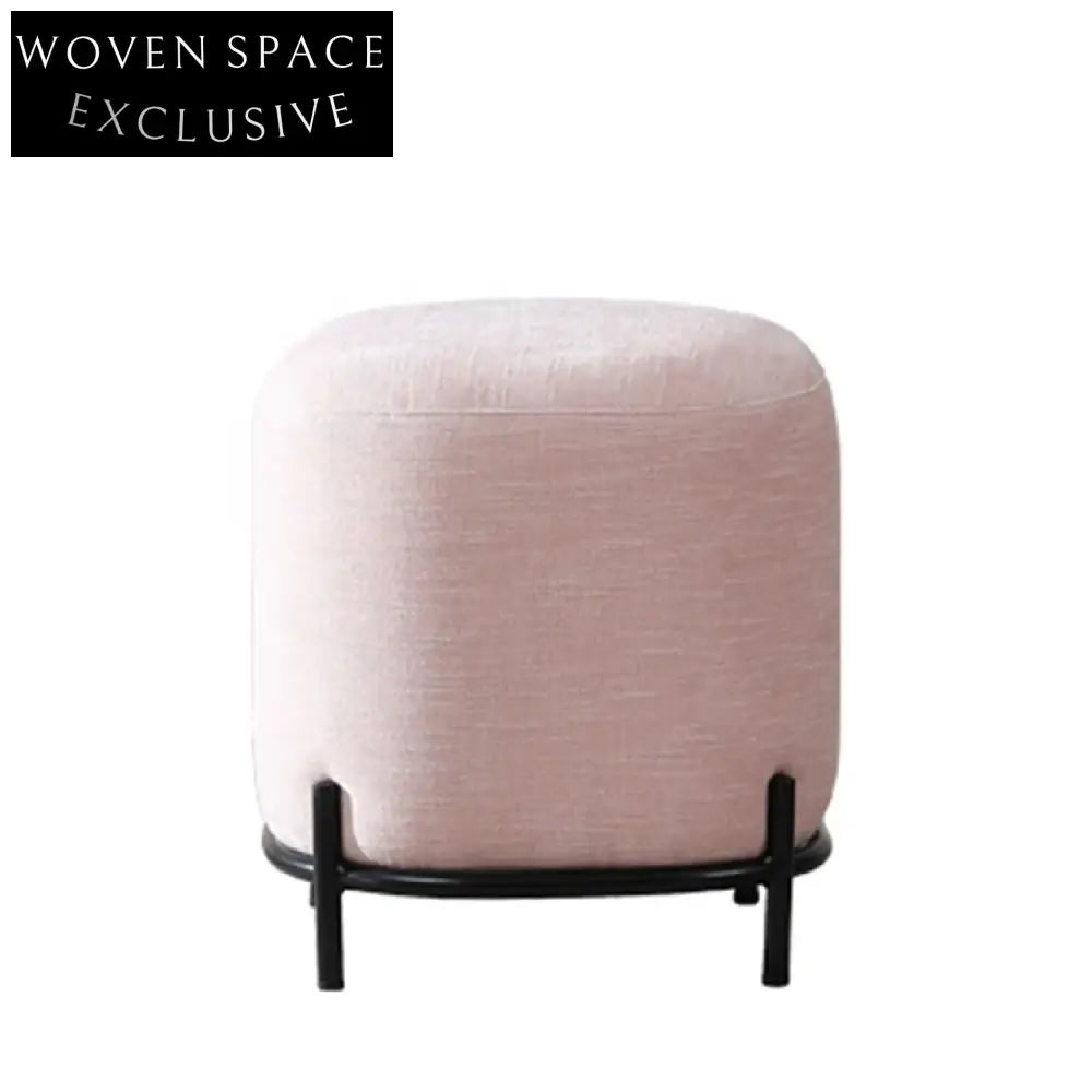 Chic Nordic Modern Upholstered Living Room Ottoman Bench, Sofa, Stool