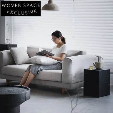 Chic Nordic Pinewood Round Accent Table, Versatile Modern Side Table