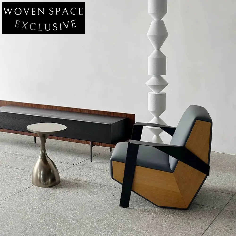 Chic Nordic Round Golden Metal Fiberglass Top Coffee Table for Living Room