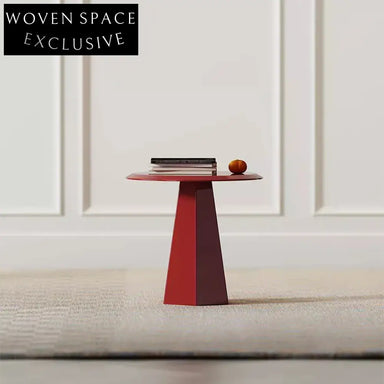 Chic Nordic Round Wooden Coffee Side Table for Modern Apartments