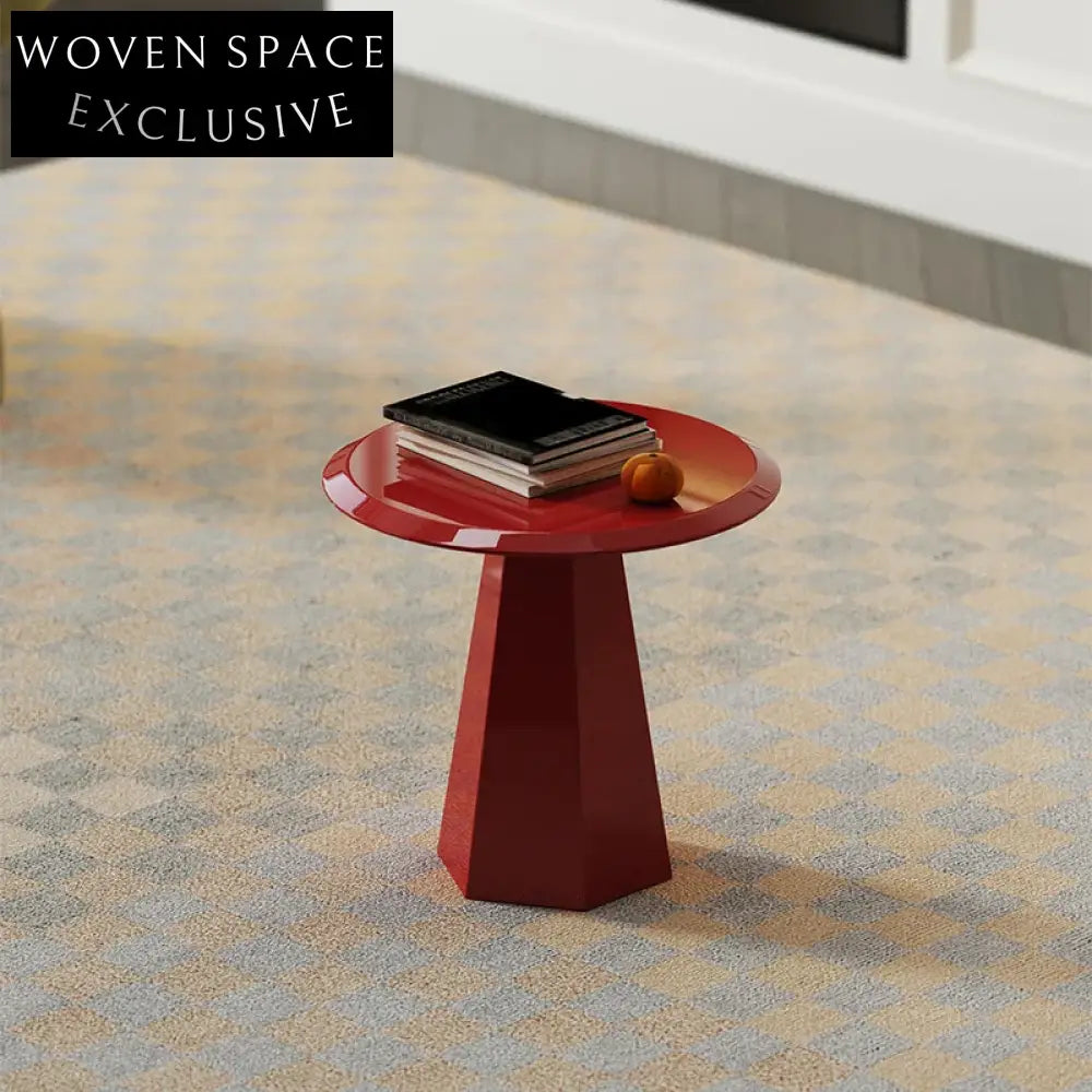 Chic Nordic Round Wooden Coffee Side Table for Modern Apartments
