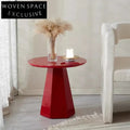 Chic Nordic Round Wooden Coffee Side Table for Modern Apartments