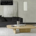 Chic Nordic Solid Wood Coffee Table with Plywood Top for Living Room