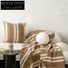 Chic Nordic Striped Jacquard Sofa Throw Pillow Cushion Cover for Stylish Home Decor