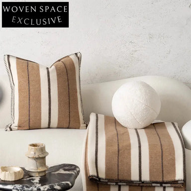 Chic Nordic Striped Jacquard Sofa Throw Pillow Cushion Cover for Stylish Home Decor