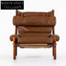 Chic Retro Microfiber Leather Ash Wood Living Room Leisure Sofa