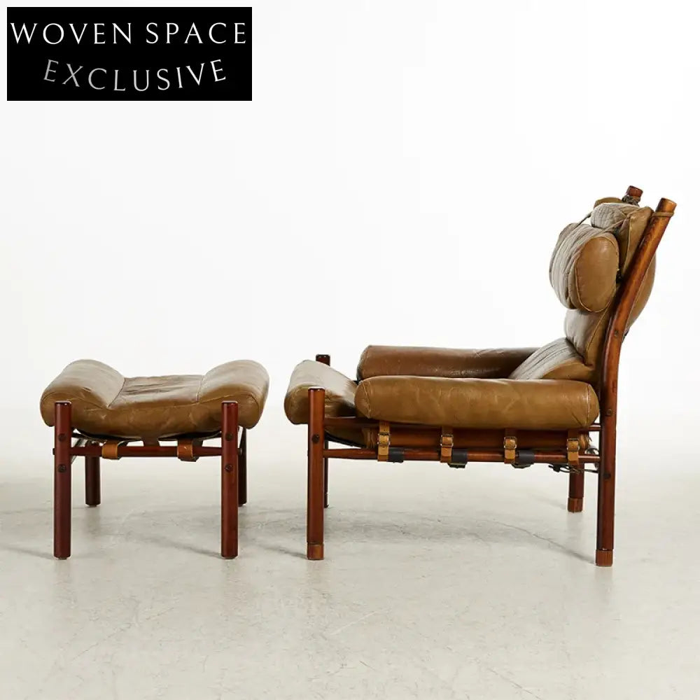 Chic Retro Microfiber Leather Ash Wood Living Room Leisure Sofa