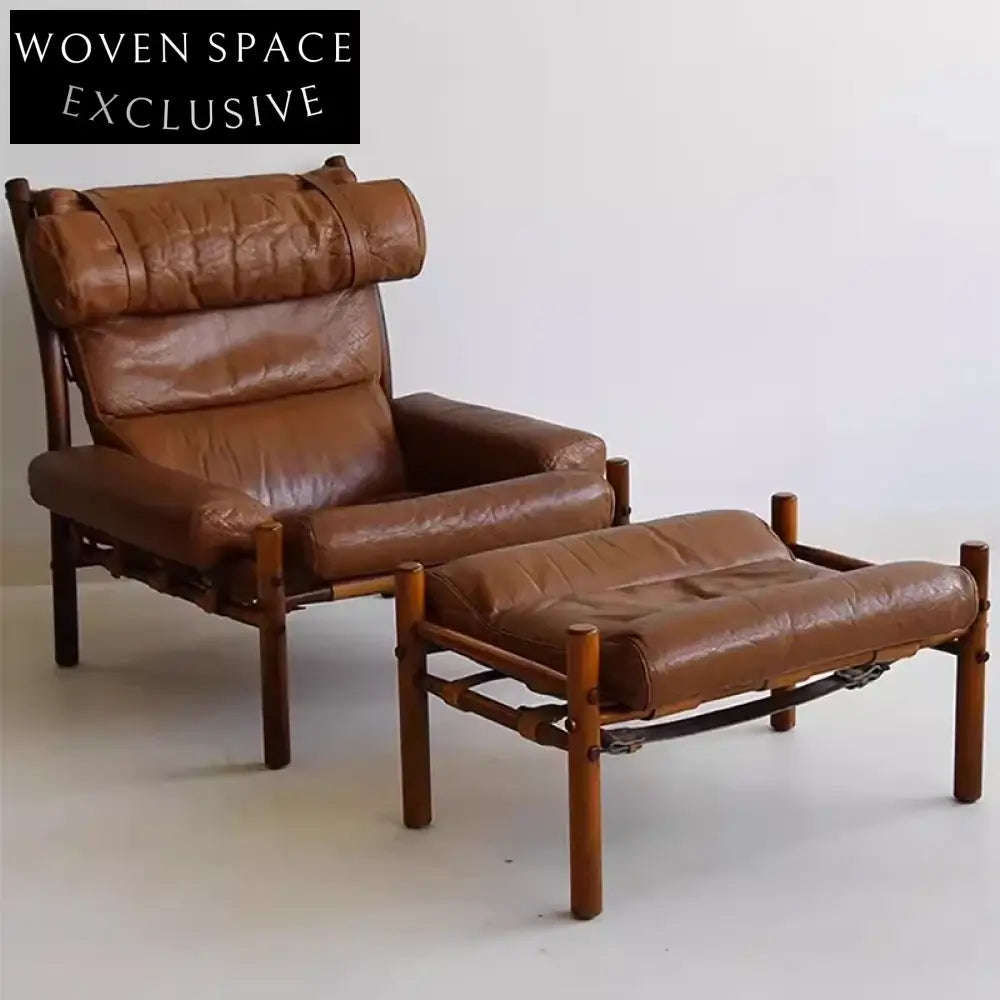 Chic Retro Microfiber Leather Ash Wood Living Room Leisure Sofa