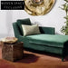 Chic Round Green Marble Top Coffee Table with Golden Metal Base