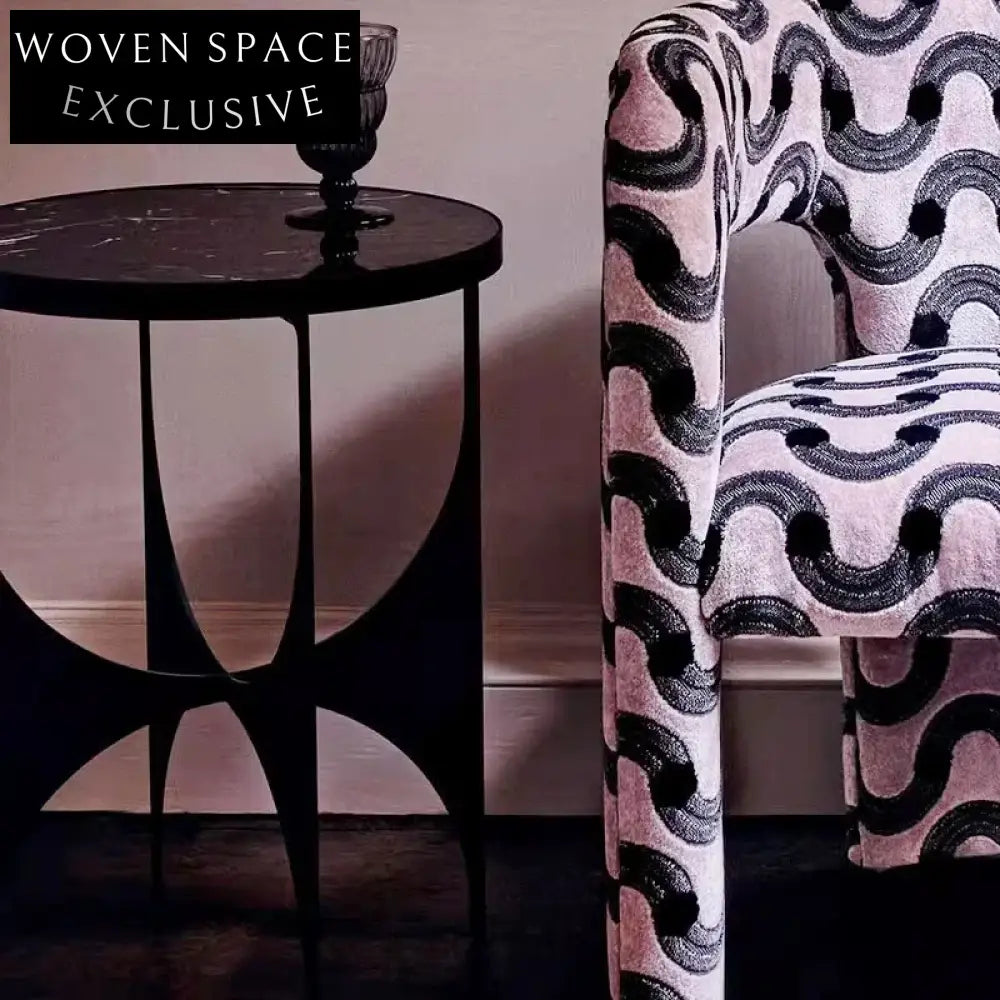 Chic Round Marble Top Modern Metal Accent Side Table for Living Room