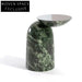Chic Round Solid Marble Side Table: Living Room Sofa End Coffee Table