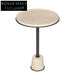 Chic Round Travertine Marble Coffee Table for Modern Living Spaces