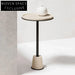 Chic Round Travertine Marble Coffee Table for Modern Living Spaces
