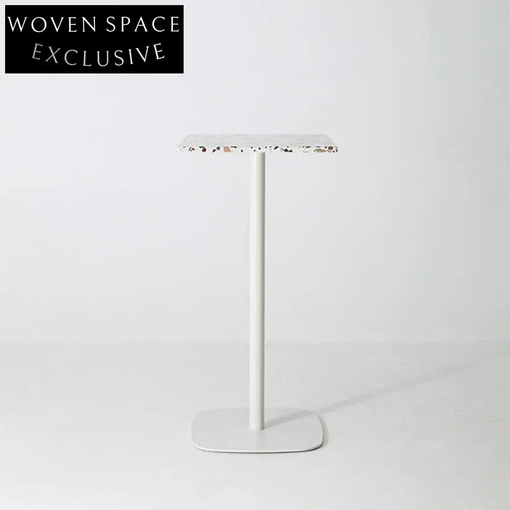 Chic Terrazzo & Metal High Bar Table for Modern Dining & Coffee