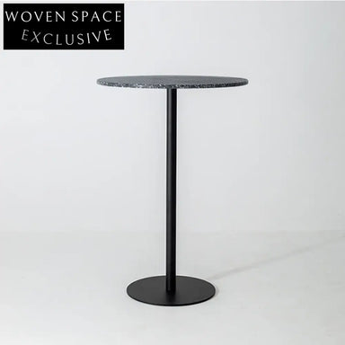 Chic Terrazzo & Metal High Bar Table for Modern Dining & Coffee