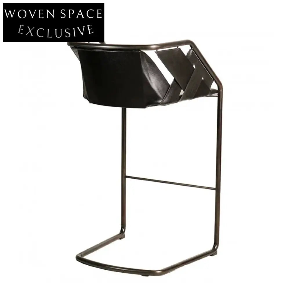 Chic Velvet Bar Stool with Sleek Metal Legs and Comfy Backrest