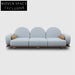 Chic Velvet Fabric Modern I-Shape Sofa Couch for Living Room Apartment