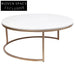 Chloe Stone Nesting Coffee Tables - Antique Gold Coffee Table