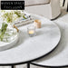 Chloe Stone Nesting Coffee Tables - Black Coffee Table