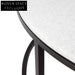 Chloe Stone Nesting Coffee Tables - Black Coffee Table