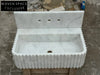Christel Carrara Marble Backsplash Sink