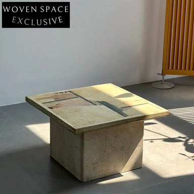 Classic Designer Marble Side Coffee Table by Poul Kingma