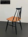 Classic Ilmari Tapiovaara Finnish Mid-Century Modern Wooden Dining Chair