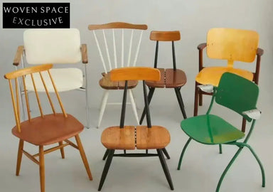 Classic Ilmari Tapiovaara Finnish Mid-Century Modern Wooden Dining Chair