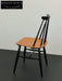 Classic Ilmari Tapiovaara Finnish Mid-Century Modern Wooden Dining Chair
