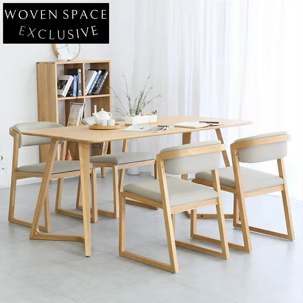 Classic Solid Wood Dining Chair with Cushioned Armrests