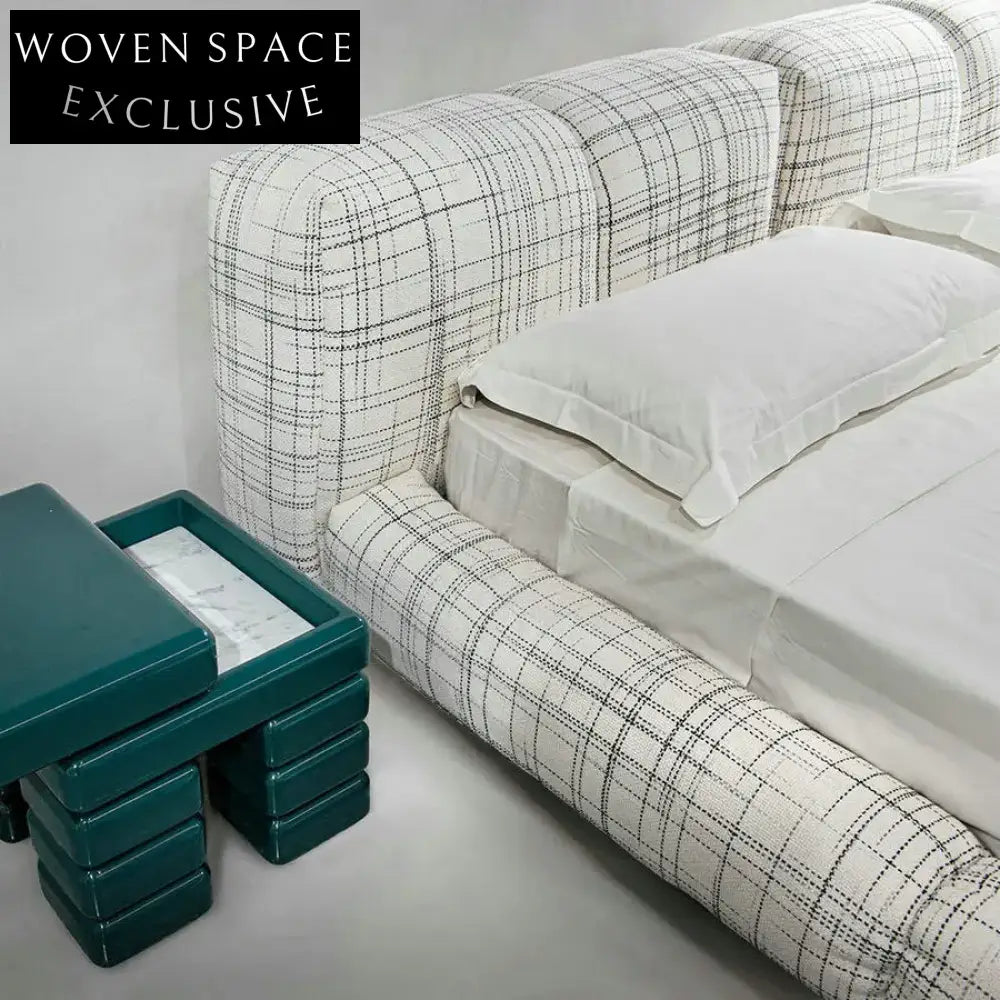 Classic Upholstered Solid Oak Wood King Queen Double Size Modern Bed Frame