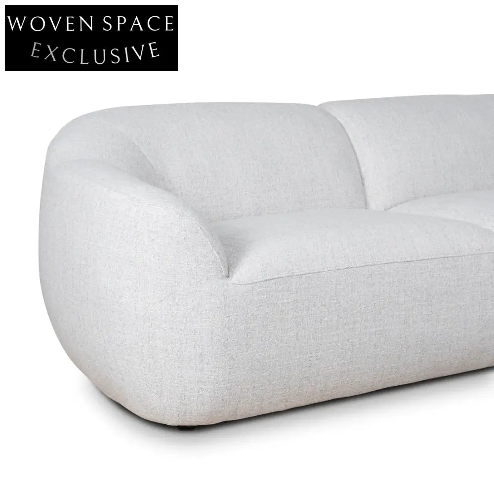 CLC10112-KSO Corner Fabric Sofa - Silver Grey Chaise Sofa