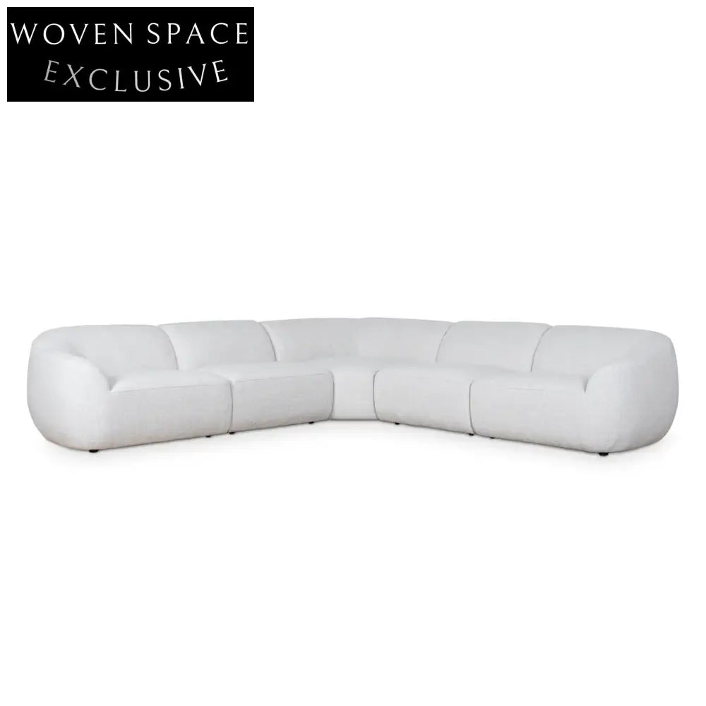 CLC10112-KSO Corner Fabric Sofa - Silver Grey Chaise Sofa