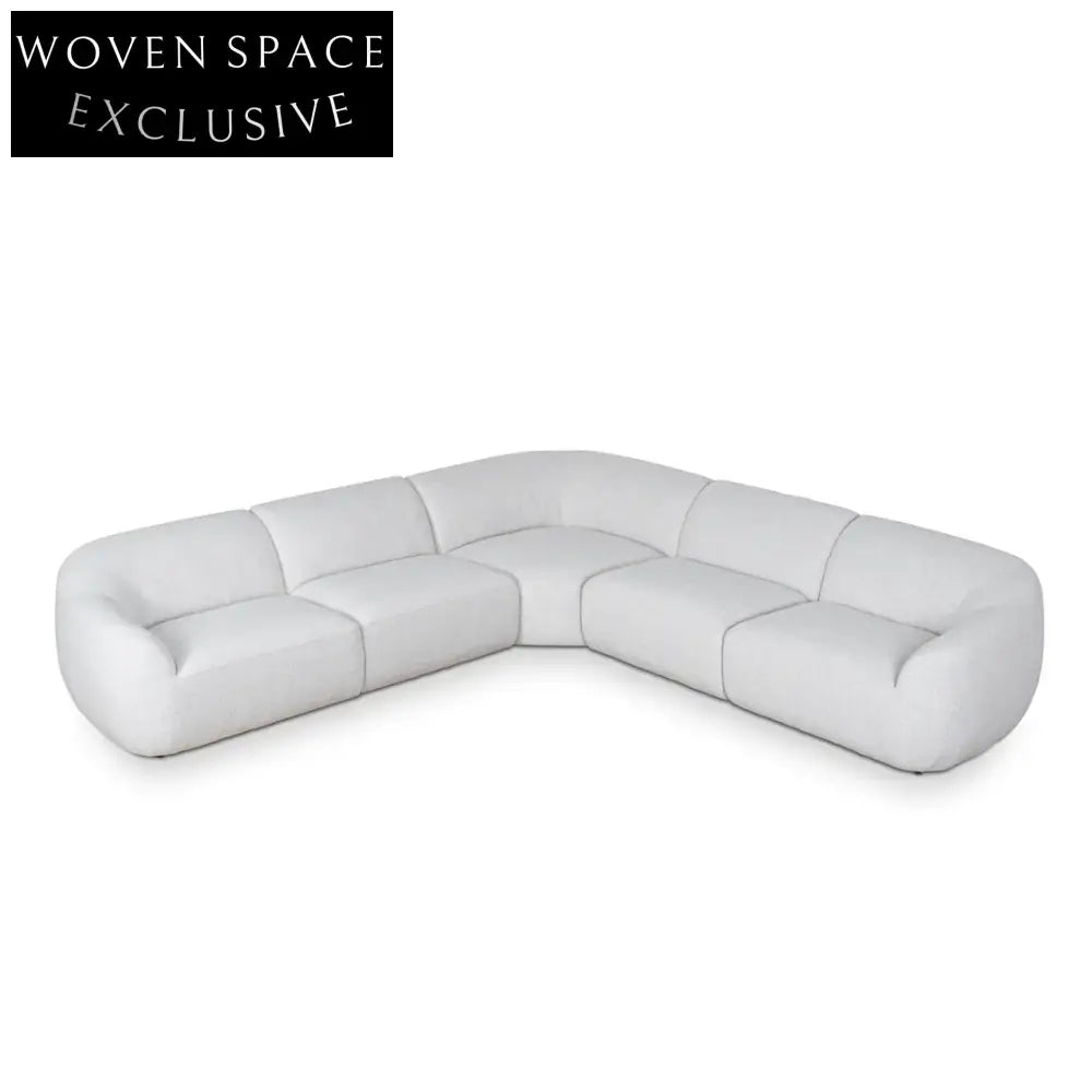 CLC10112-KSO Corner Fabric Sofa - Silver Grey Chaise Sofa