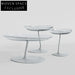Clear Acrylic Round Side Coffee Table for Modern Homes & Gardens