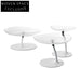 Clear Acrylic Round Side Coffee Table for Modern Homes & Gardens