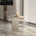 Clear Acrylic Velvet Dressing Stool Modern Vanity Chair Kids Leisure Seat