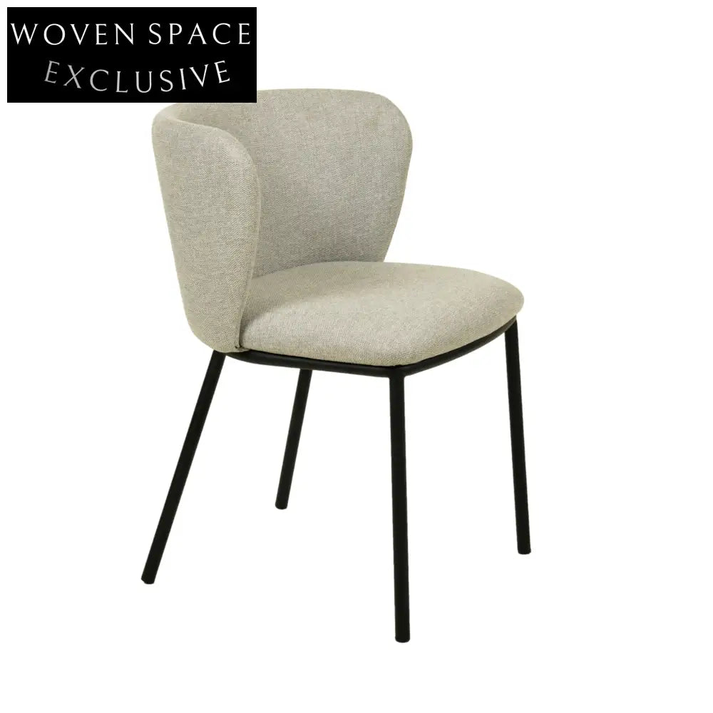 Coastal Fabric Dining Chair - Light Grey (Set of 2) Dining Chair