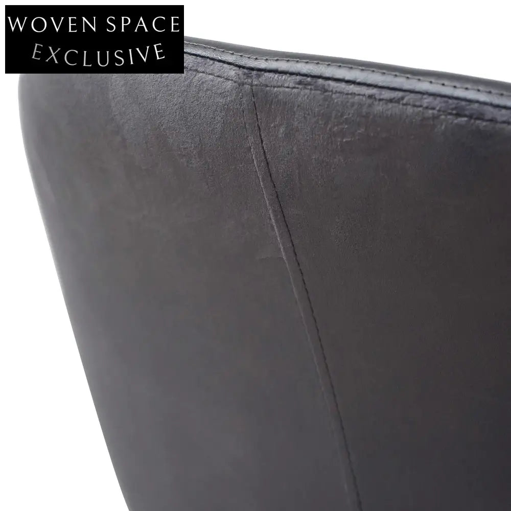 Cody Leather Dining Chair - Charcoal Velvet (Set of 2) Dining Chairs