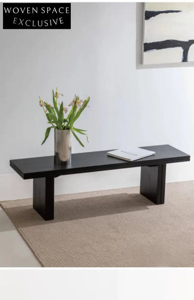 coffee table black solid wood foldable multifunctional 【black】