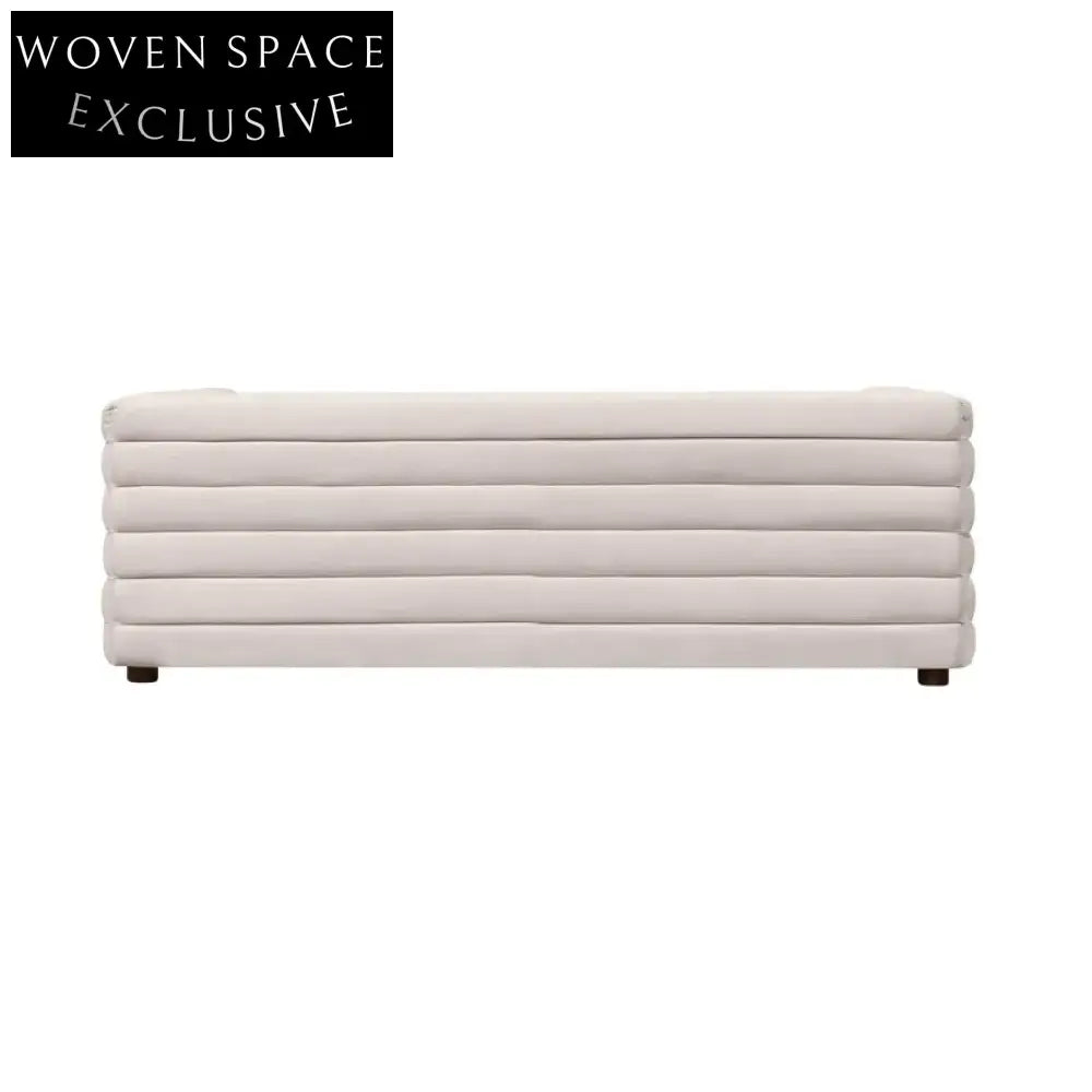 Colorado 2 Seater Sofa - Natural Linen Stool