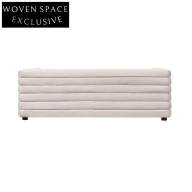 Colorado 2 Seater Sofa - Natural Linen Stool