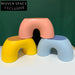 Colorful Plastic Kids Stool Footrest Ottoman for Living Room and Baby