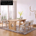 Comfortable Ash Wood Fabric Arm Dining Chair for Modern Home Decor