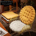 Comfortable Fabric Biscuit Shape Seat Cushions Round Square Chair Cushions